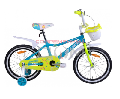 Велосипед детский Aist Wiki 20" голубой + корзина